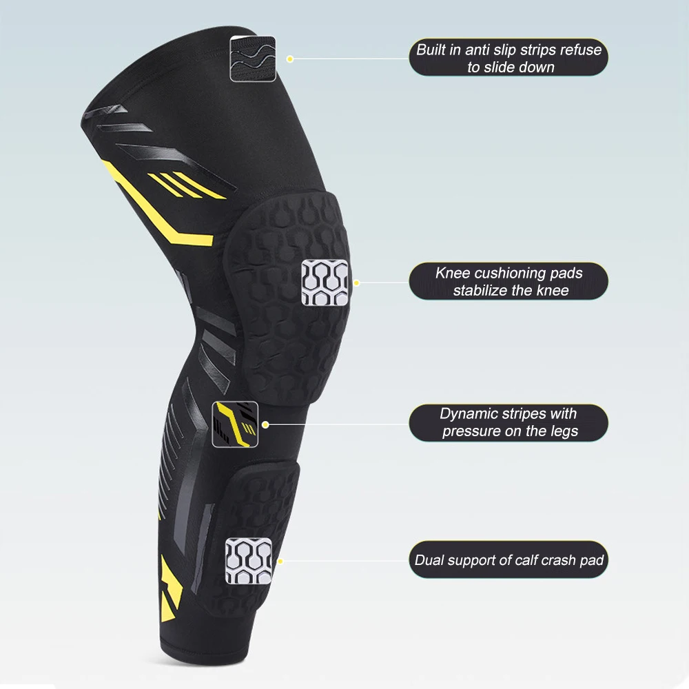 1 peça mangas de compressão de - Mountain Biking Knee Pads avaliação e preço