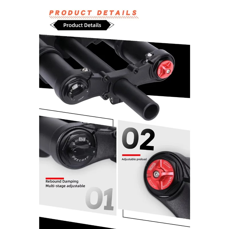 Garfo Dianteiro DNM USD C para - Mtb Fork Air avaliação e preço