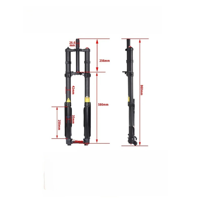 Garfo Dianteiro DNM USD C para - Mtb Fork Air avaliação e preço