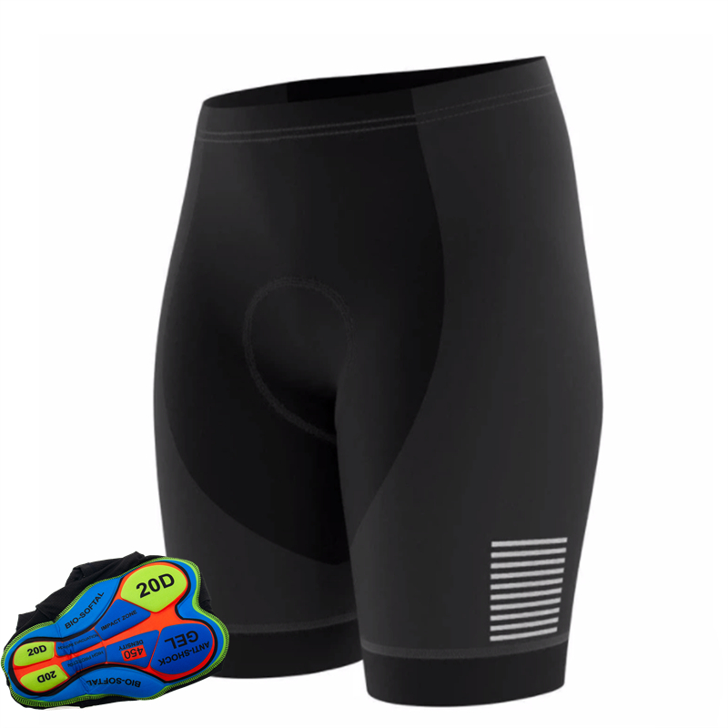 20d gel almofada bicicleta col - Mountain Biking Shorts Women avaliação e preço