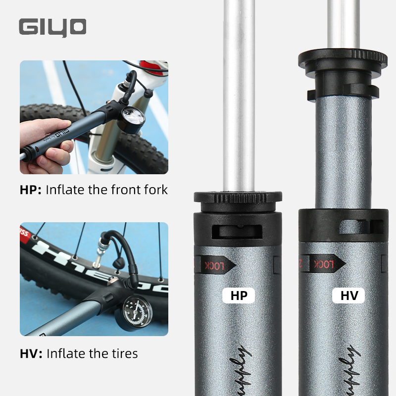 Bomba de Ar Manual Giyo GS-41P - Mtb Fork Air avaliação e preço