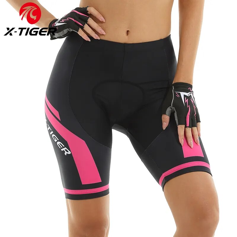 X-TIGER-Shorts de ciclismo fem - Mountain Biking Shorts Women avaliação e preço