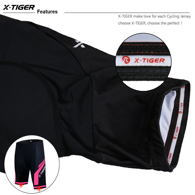 X-TIGER-Shorts de ciclismo fem - Mountain Biking Shorts Women avaliação e preço