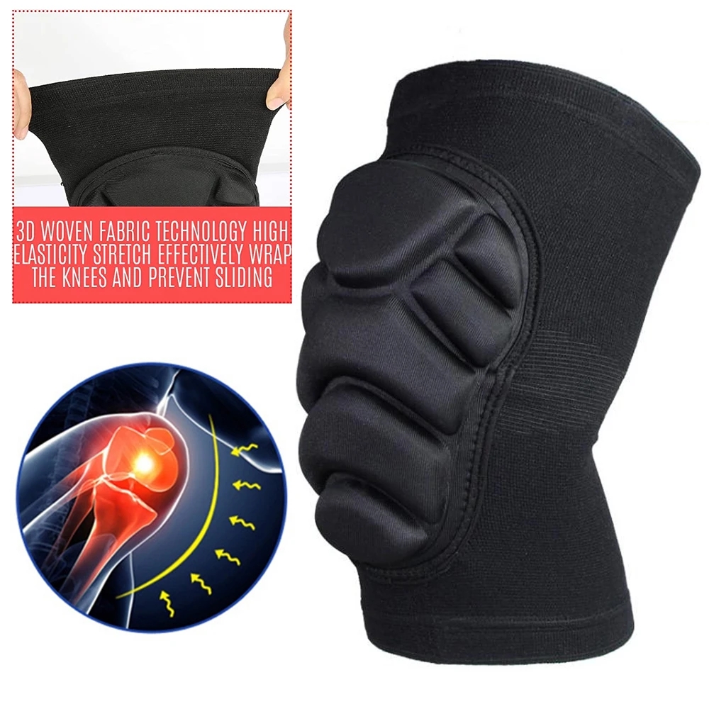 1 par de joelheiras de esponja - Mountain Biking Knee Pads avaliação e preço