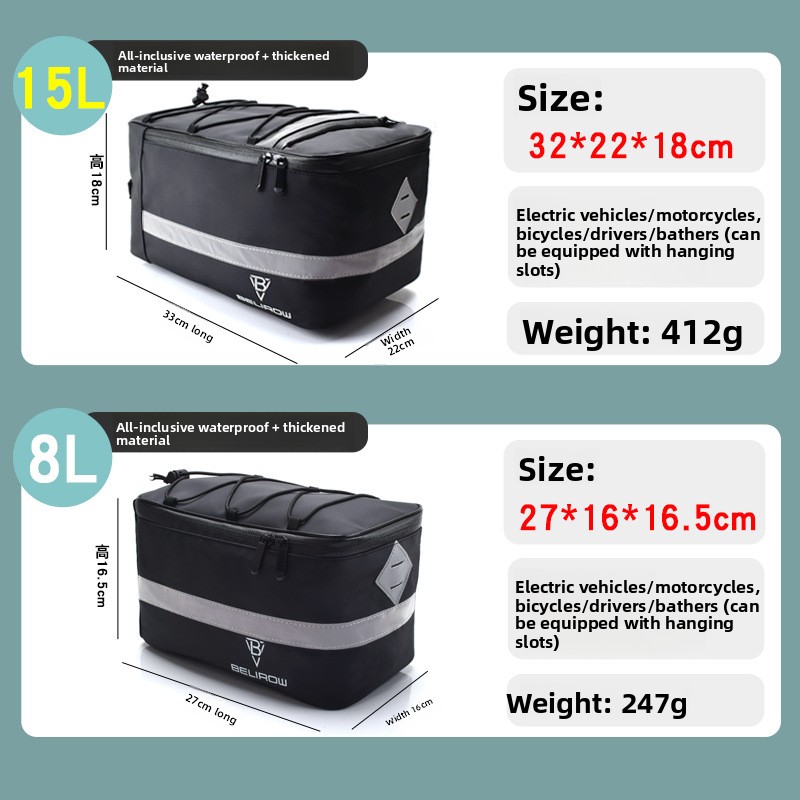 Bolsa traseira de bicicleta 8l - Mountain Biking Hip Pack avaliação e preço